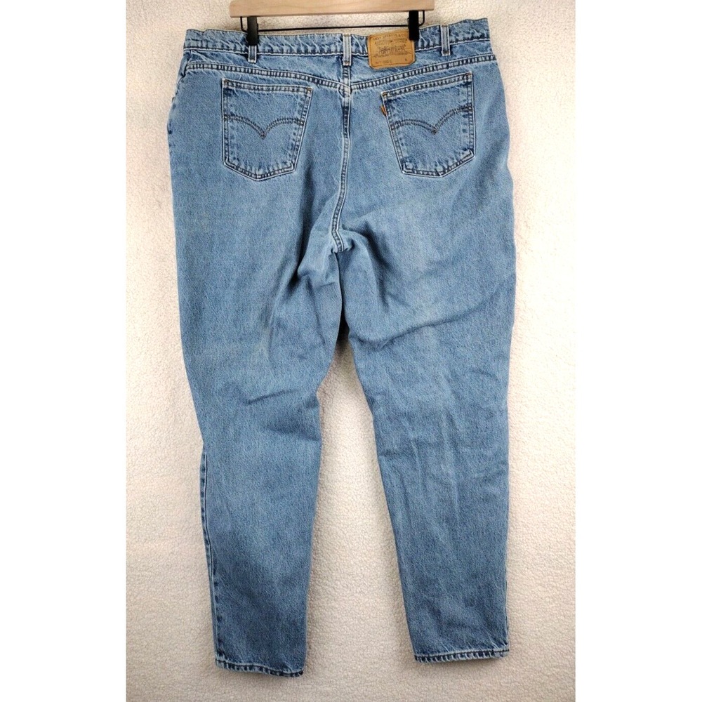 Vintage Levis 9922 MOM Jeans Womens 24 Blue Relax Tapered Fit ORANGE TAB‎ 42x30 - Picture 2 of 16